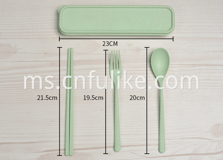 Green Plastic Tableware